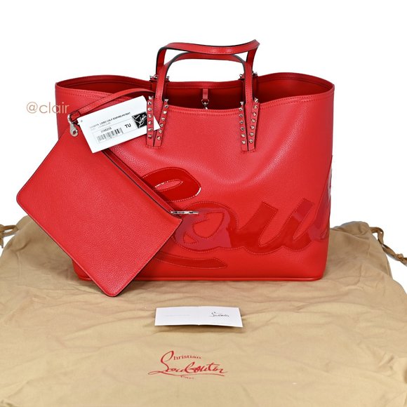 Christian Louboutin Cabata Patent Logo Leather Bag - Picture 5 of 10